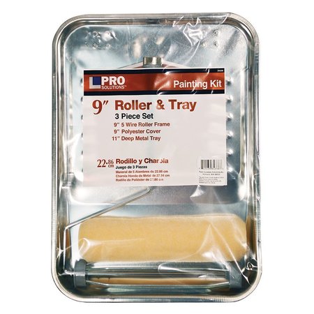 PRO SOLUTIONS 9 in. 3-Pc Roller Cov Kit 34338